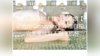 S级极品身材！推特美娇娘【小沧州Cxmzysex】不雅自拍，完美蜜桃臀人形飞机杯