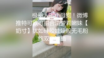 ⚫️⚫️极品人形小母狗！微博推特可欲可甜合法萝莉嫩妹【奶寸】犹如硅胶娃娃般无毛粉鲍双飞排插