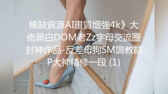 稀缺資源AI畫質增強4k》大佬黑白DOM老Zz字母交流圈封神作品-反差母狗SM調教群P大神精修一段 (1)