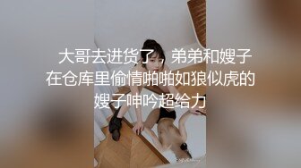   大哥去进货了，弟弟和嫂子在仓库里偷情啪啪如狼似虎的嫂子呻吟超给力