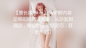 【曹长卿joker】SVIP群内容足模姐姐两场啪啪，从沙发到酒店，御姐的玉足好灵巧，狂玩！ (1)