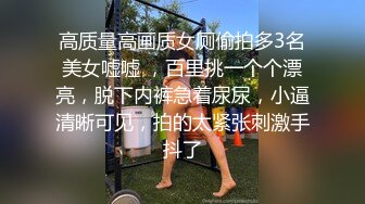 高质量高画质女厕偷拍多3名美女嘘嘘 ，百里挑一个个漂亮，脱下内裤急着尿尿，小逼清晰可见，拍的太紧张刺激手抖了